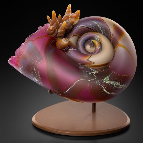 Glass shell, Desert Rose