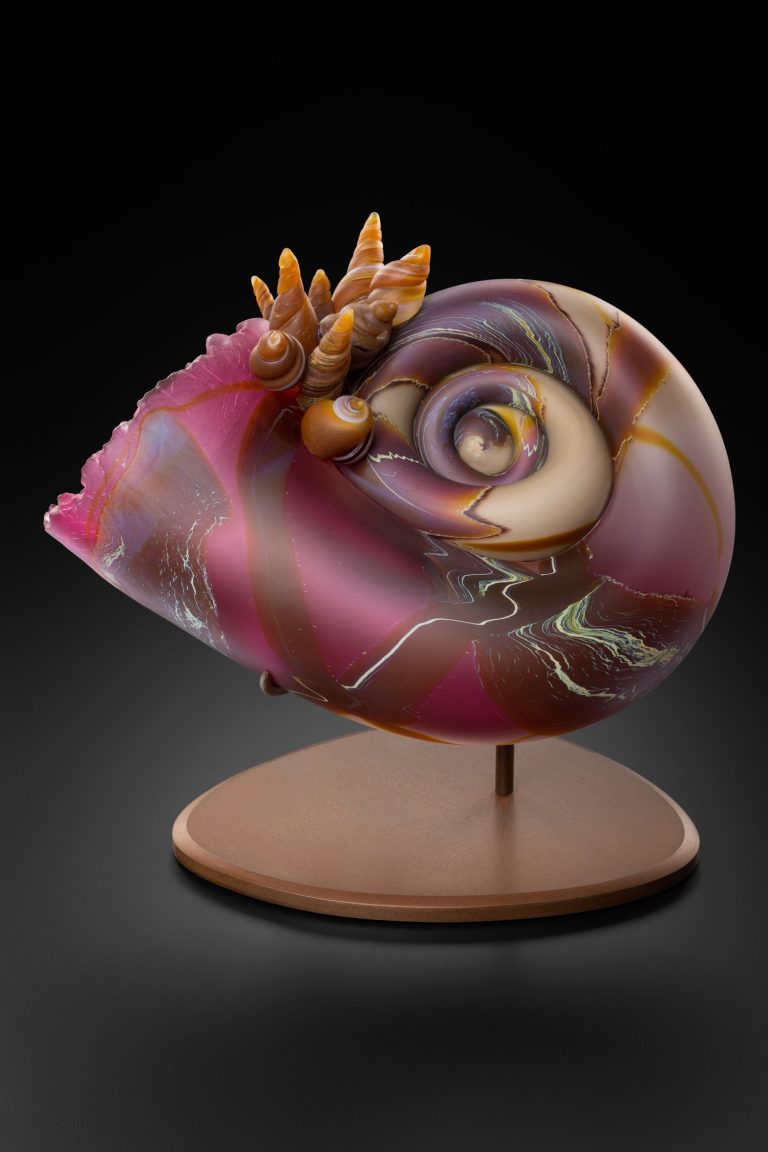 Glass shell, Desert Rose